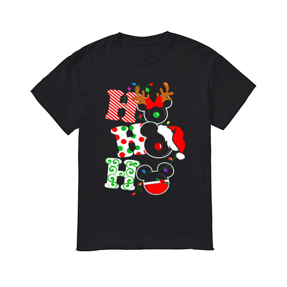 Ho Ho Ho Merry Christmas Disney Mickey Shirt